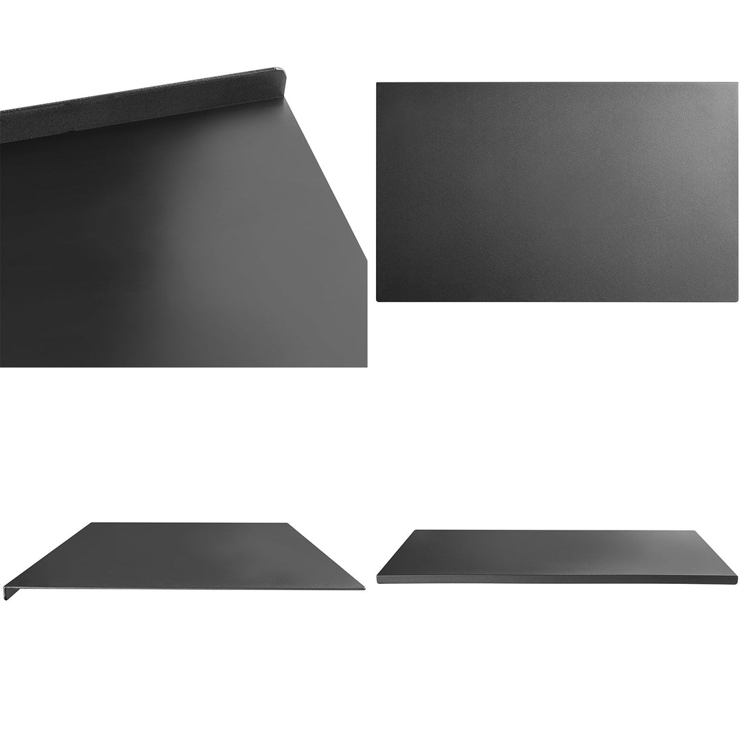 Modern leather smooth desk mat with fixation lip decor situational feels.