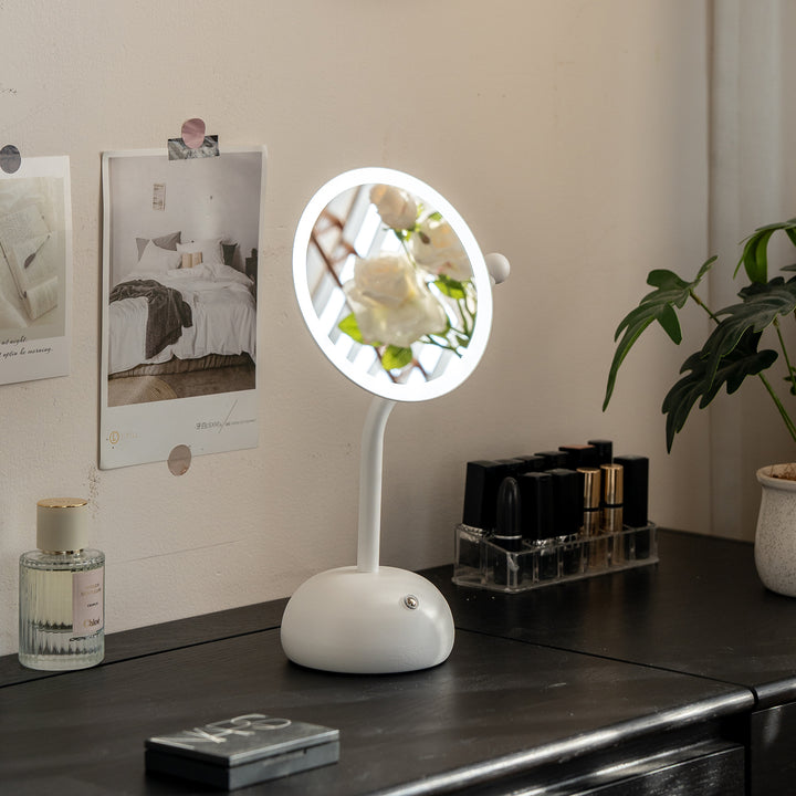 Modern led dressing mirror moon environmental situation.