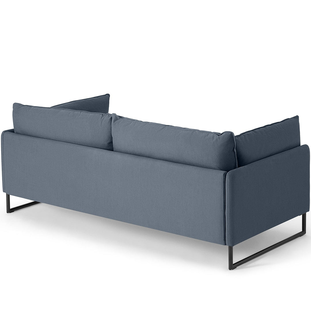 Modern linen 3 seater sofa malini detail 5.