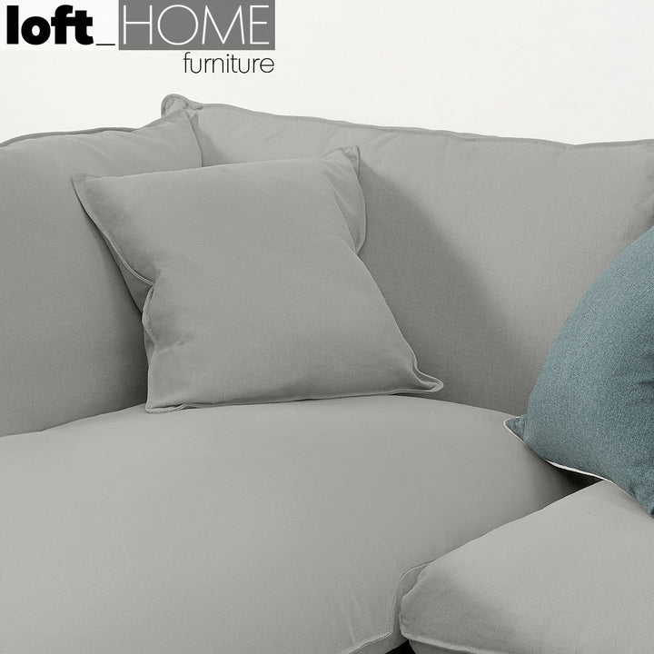 Modern linen l shape sectional sofa malini 2+l situational feels.