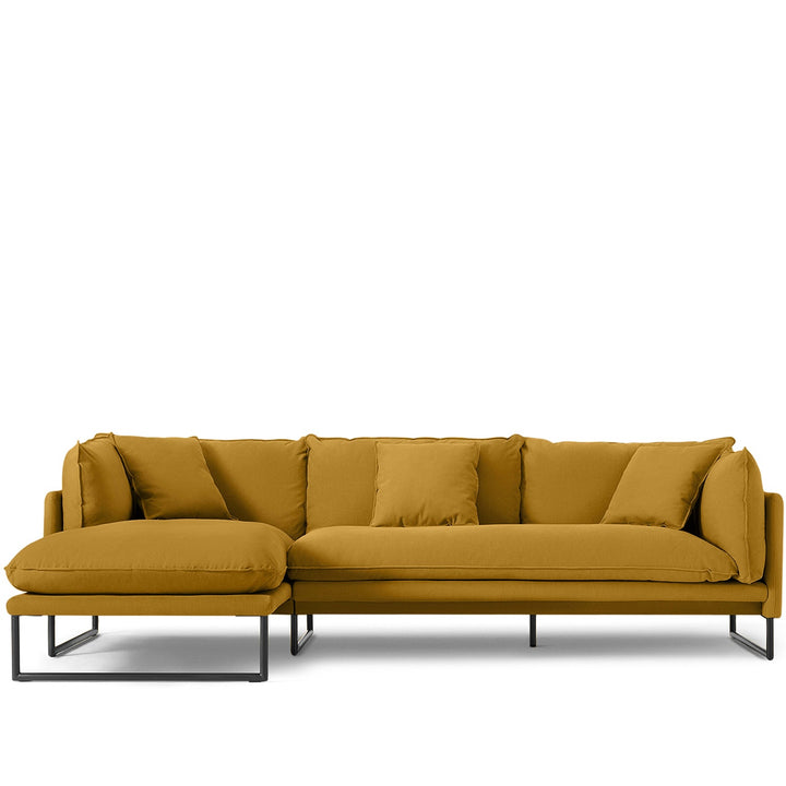 Modern linen l shape sectional sofa malini 2+l detail 19.