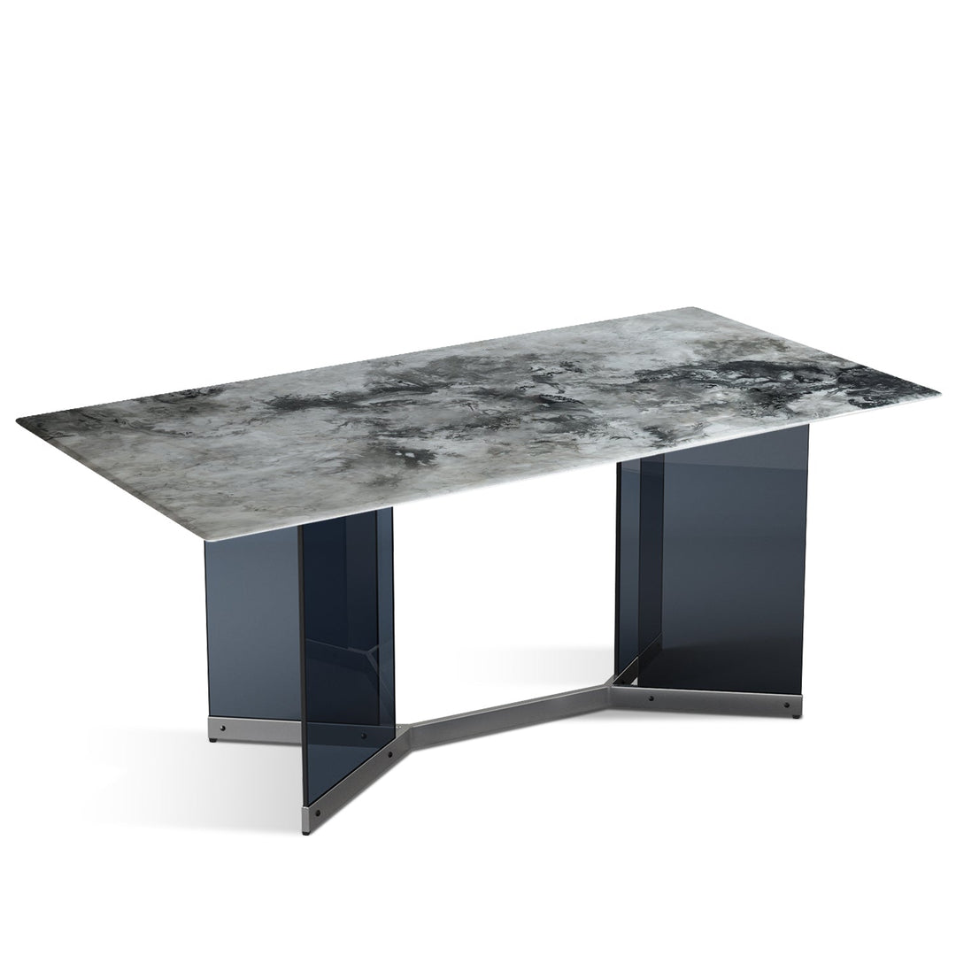 Modern luxury stone dining table marius lux conceptual design.