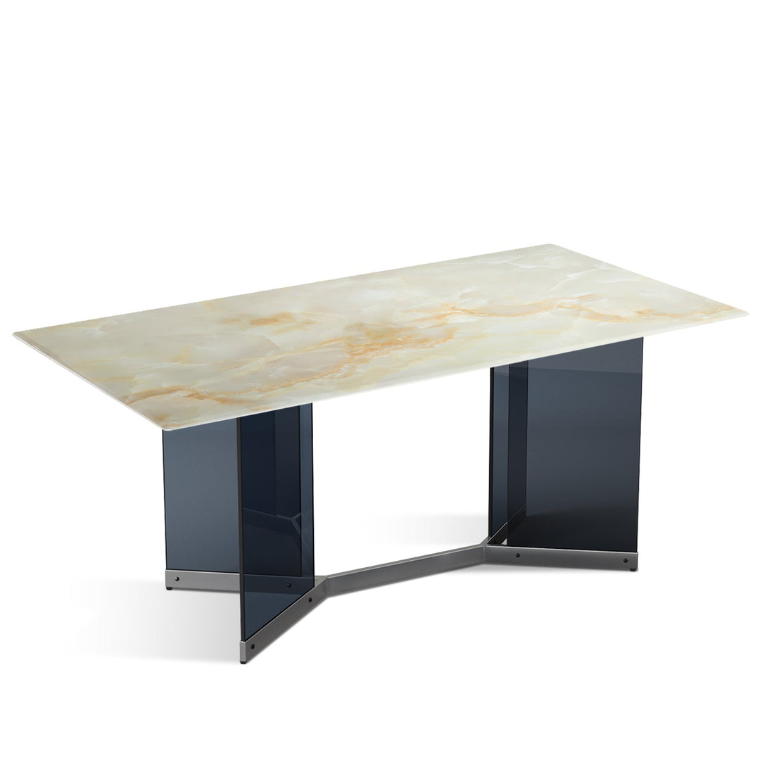 Modern luxury stone dining table marius lux environmental situation.