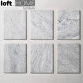 Minimalist marble coffee table thaddeus round material variants.