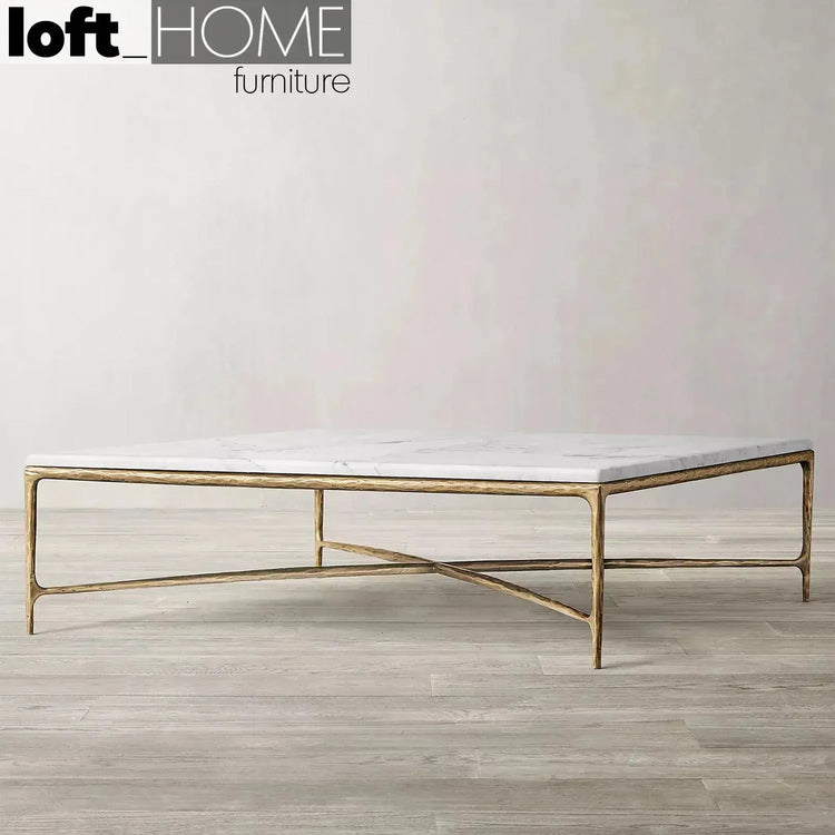 Minimalist Marble Coffee Table THADDEUS SQUARE Good to Know Preview-1