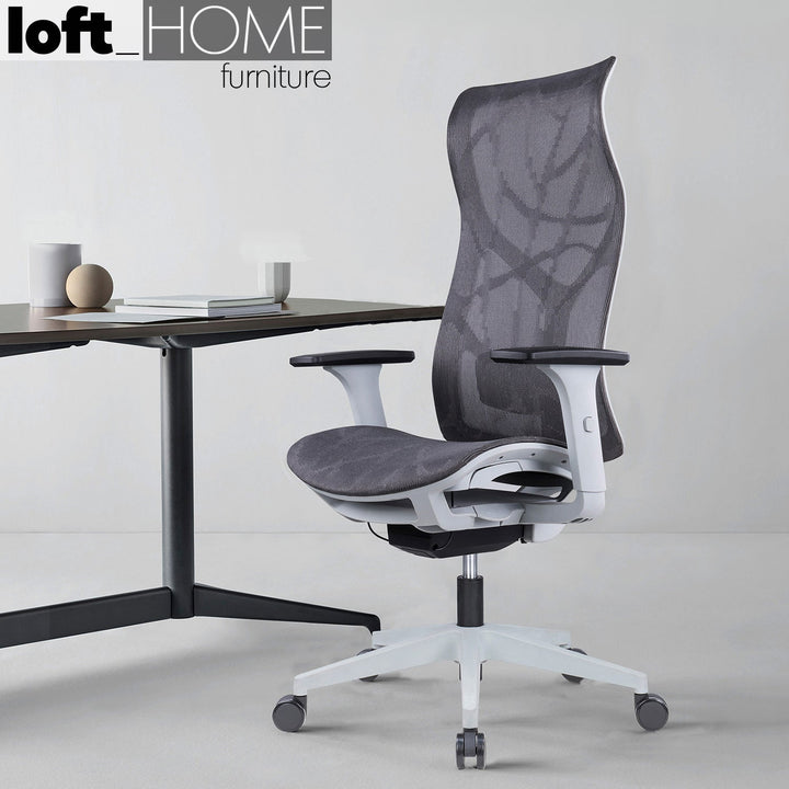 Modern mesh ergonomic office chair sit primary product view.