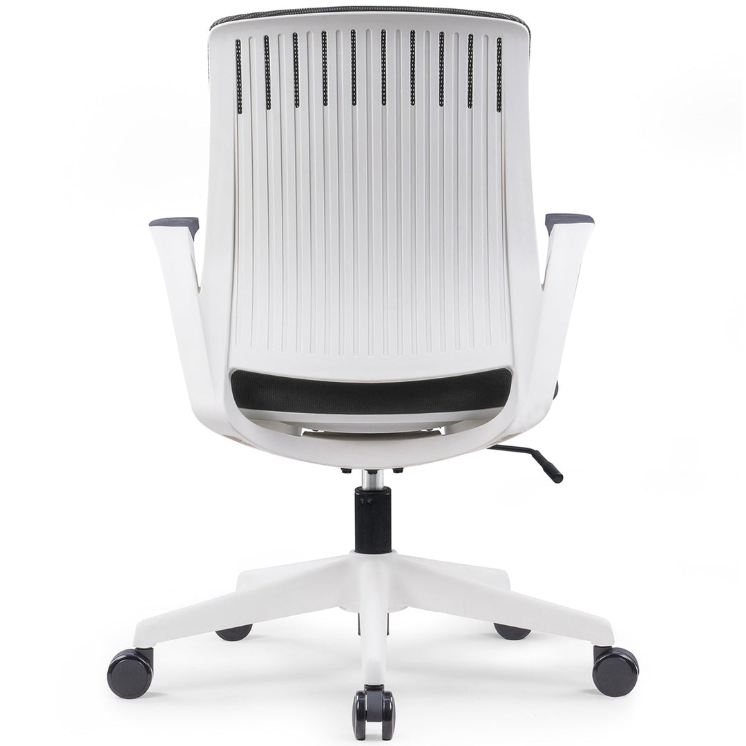 Modern mesh ergonomic office chair whale layered structure.