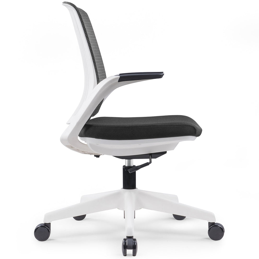 Modern mesh ergonomic office chair whale conceptual design.