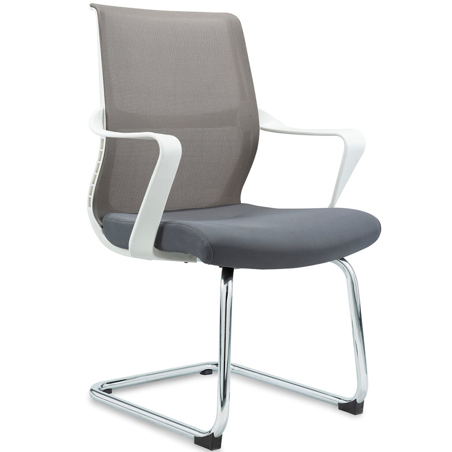 Modern mesh meeting office chair neo in white background.