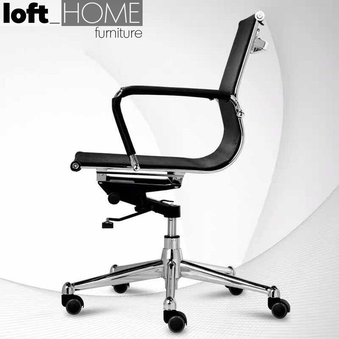 Modern mesh office chair ives low color swatches.