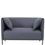 Modern Microfiber Leather 1 Seater Sofa BEAM
