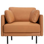 Modern Microfiber Leather 1 Seater Sofa MIRO