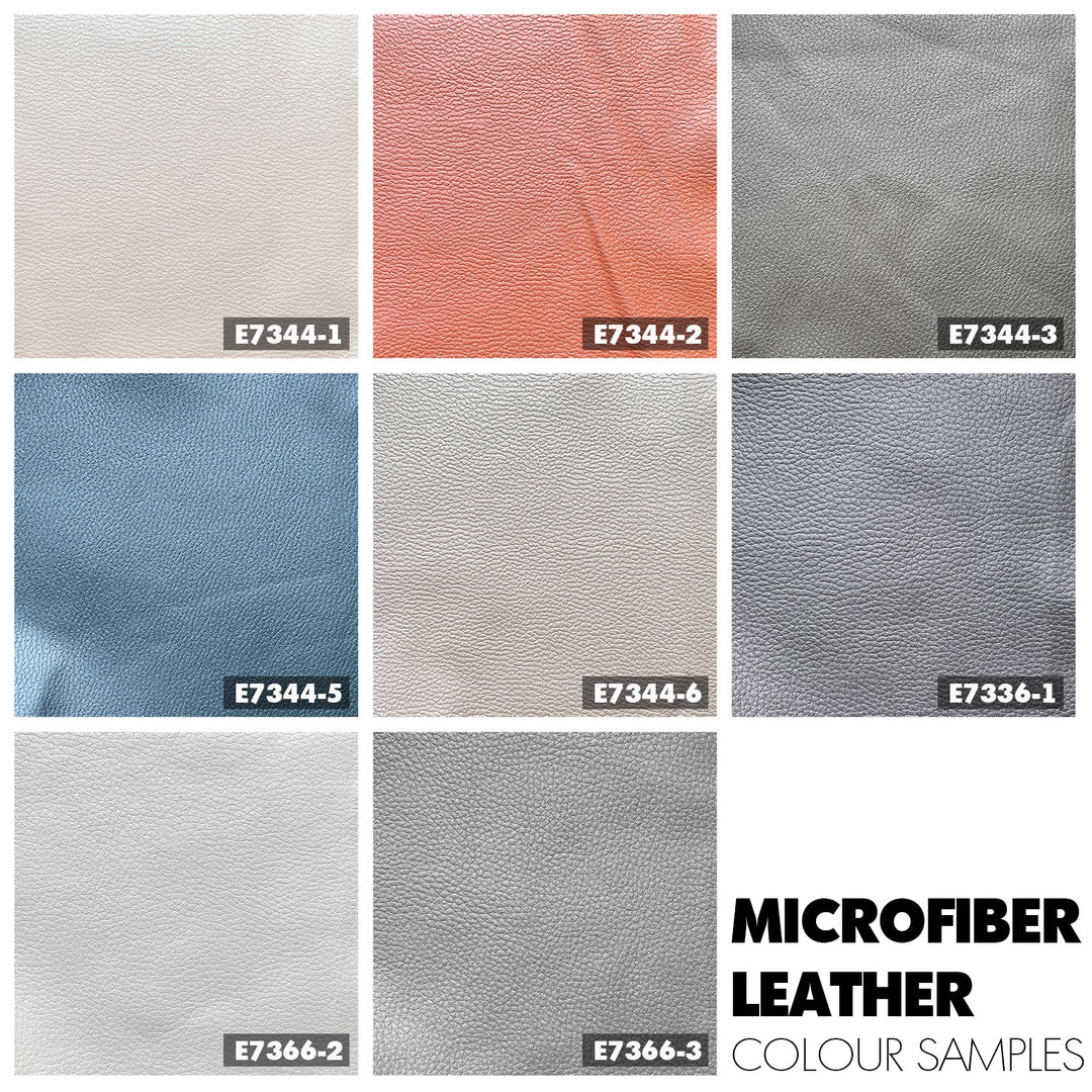 Modern microfiber leather 4 seater sofa beam material variants.