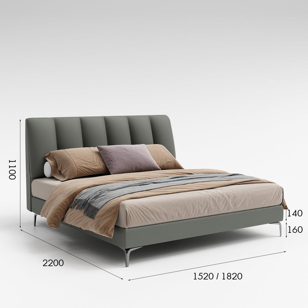 Modern microfiber leather bed cory size charts.