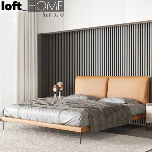 Modern Microfiber Leather Bed DEON Good to Know Preview-1