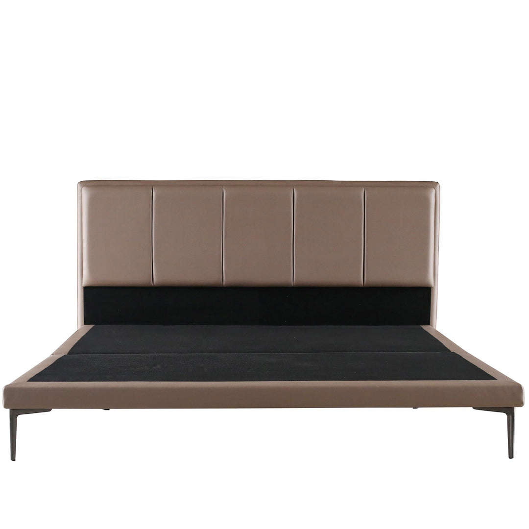 Modern Microfiber Leather Bed LINCOLN