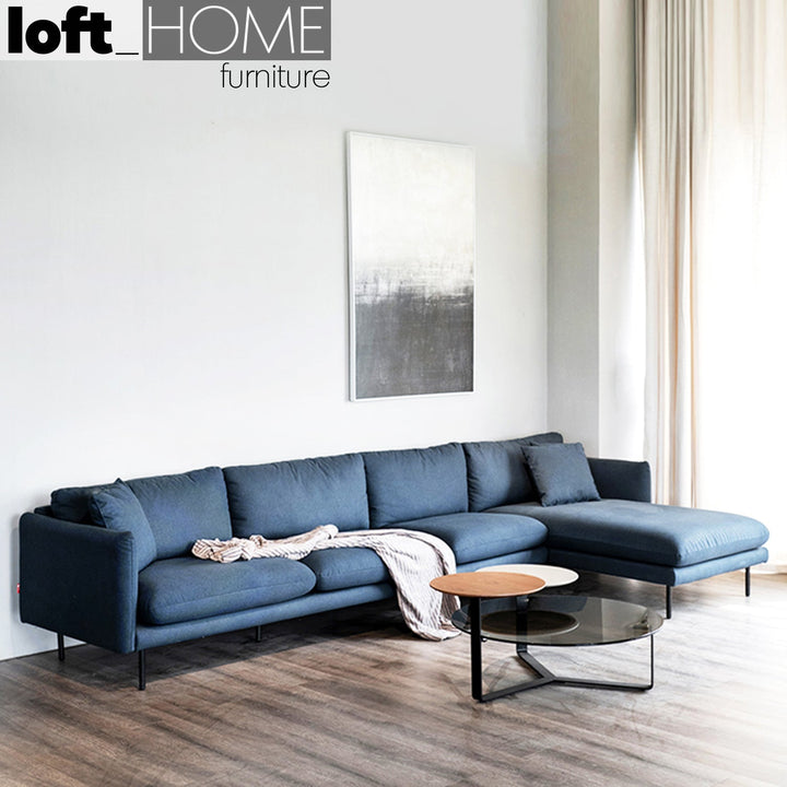 Modern microfiber leather l shape sectional sofa miro 3+l situational feels.