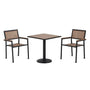 Industrial Outdoor Dining Table BLISS 3pcs Set