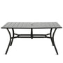 Industrial Outdoor Dining Table PATIO