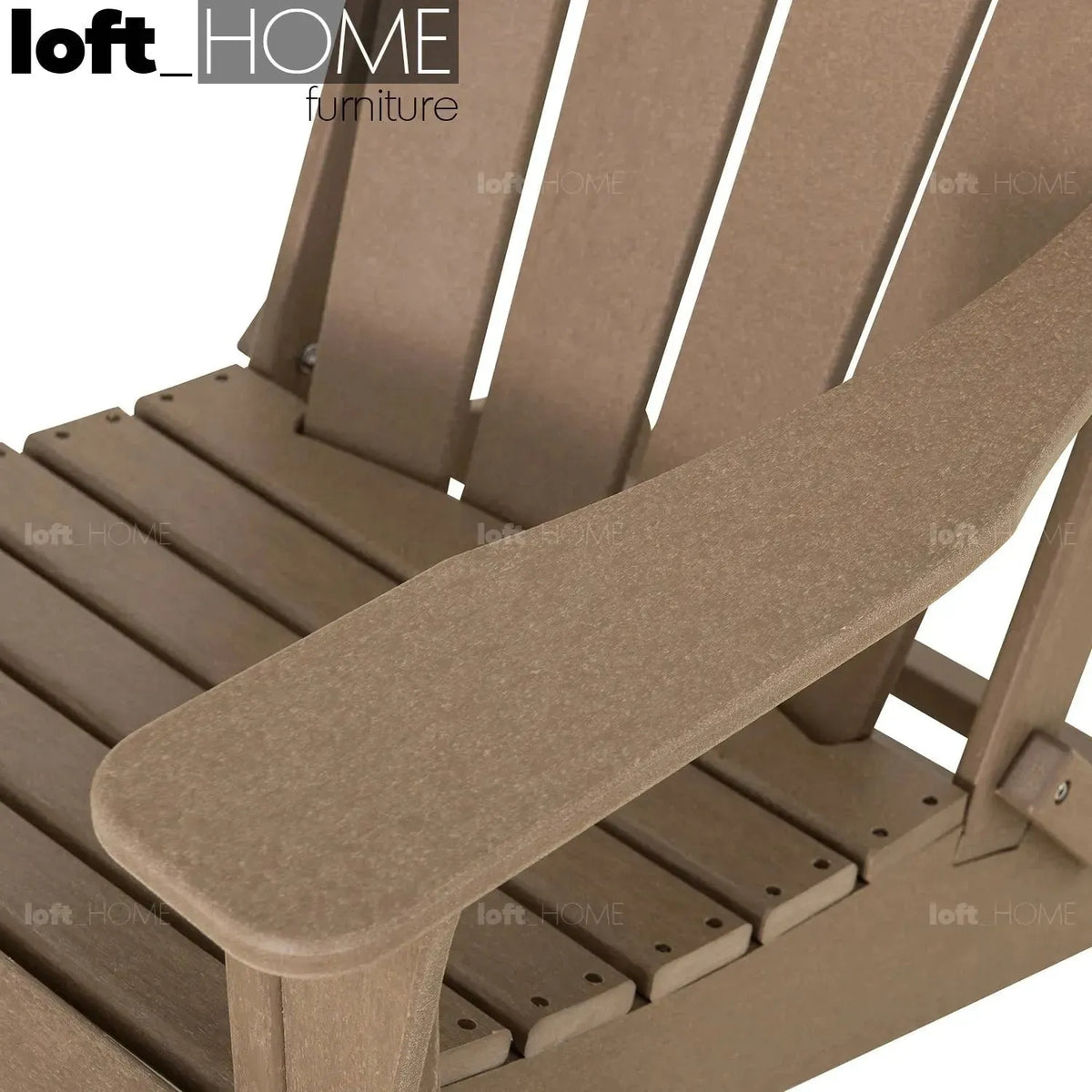Industrial outdoor foldable 1 seater sofa timberland in details.