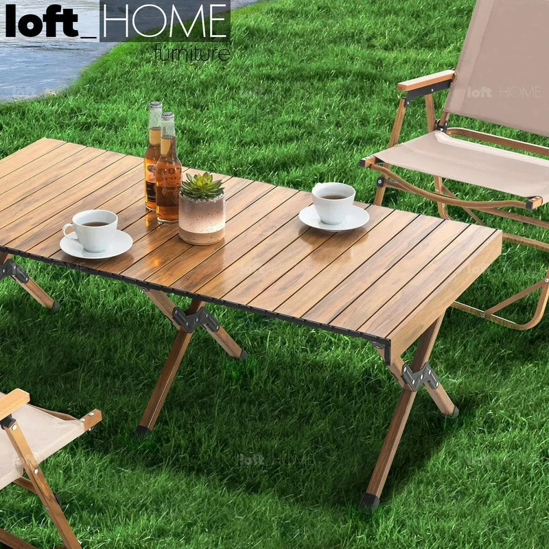 Industrial outdoor foldable coffee table rollie color swatches.