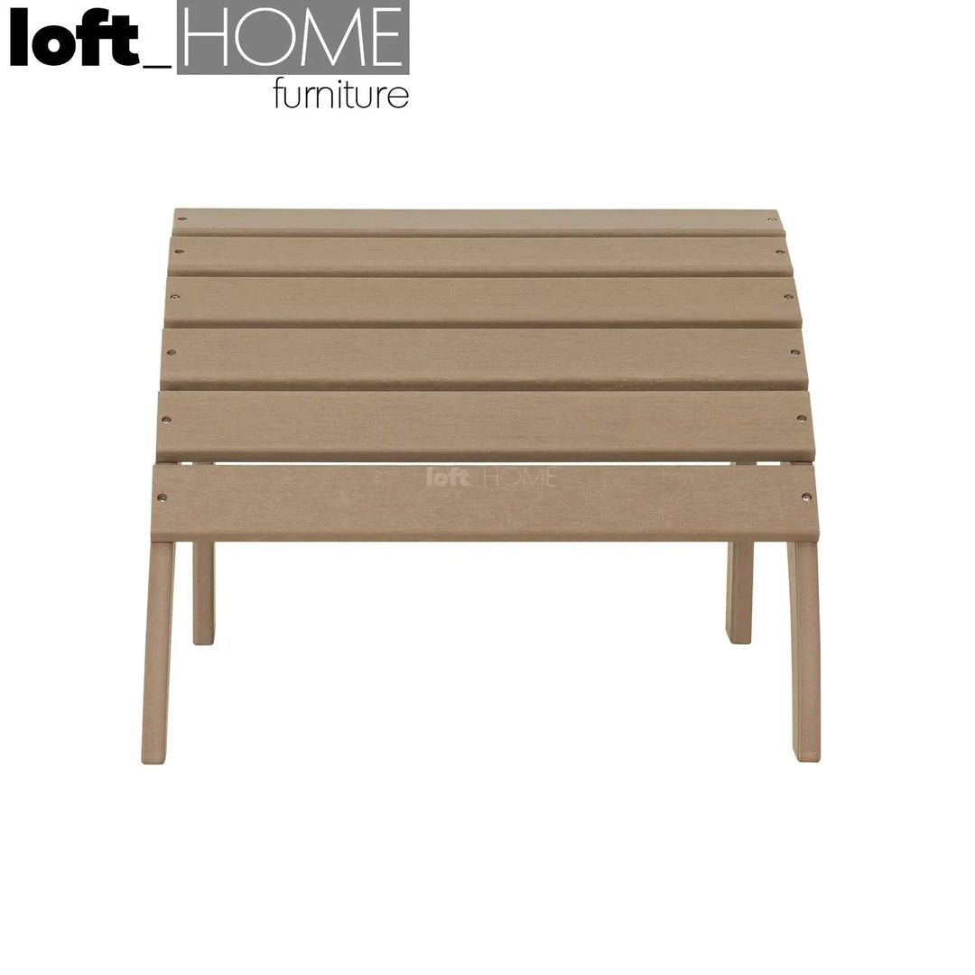 Modern Outdoor Ottoman TIMBERLAND