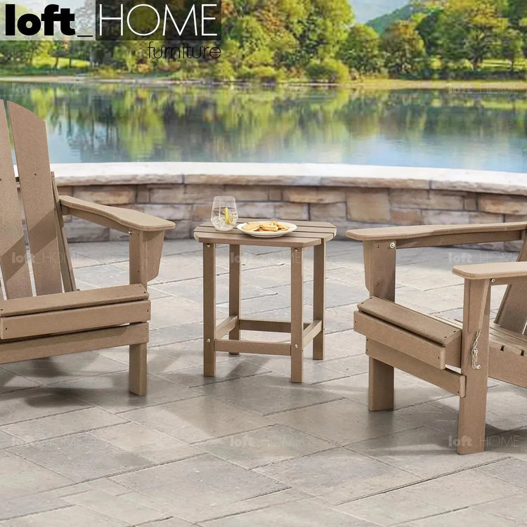 Industrial Outdoor Side Table TIMBERLAND Good to Know Preview-1