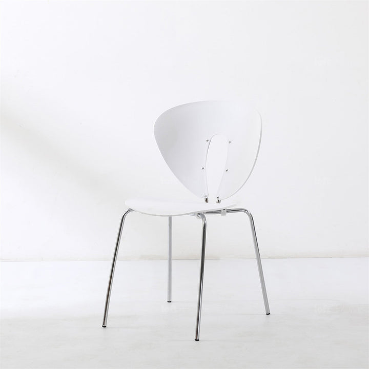 Modern plastic dining chair globus detail 6.