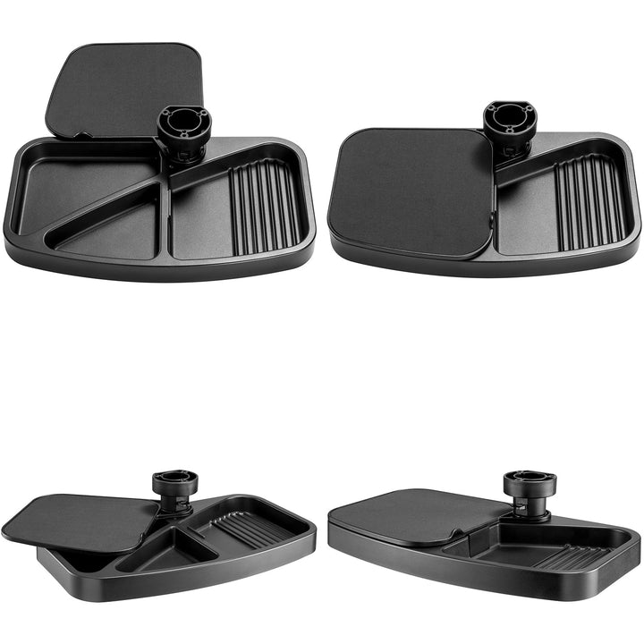 Modern plastic under desk swivel storage tray with mouse platform decor environmental situation.
