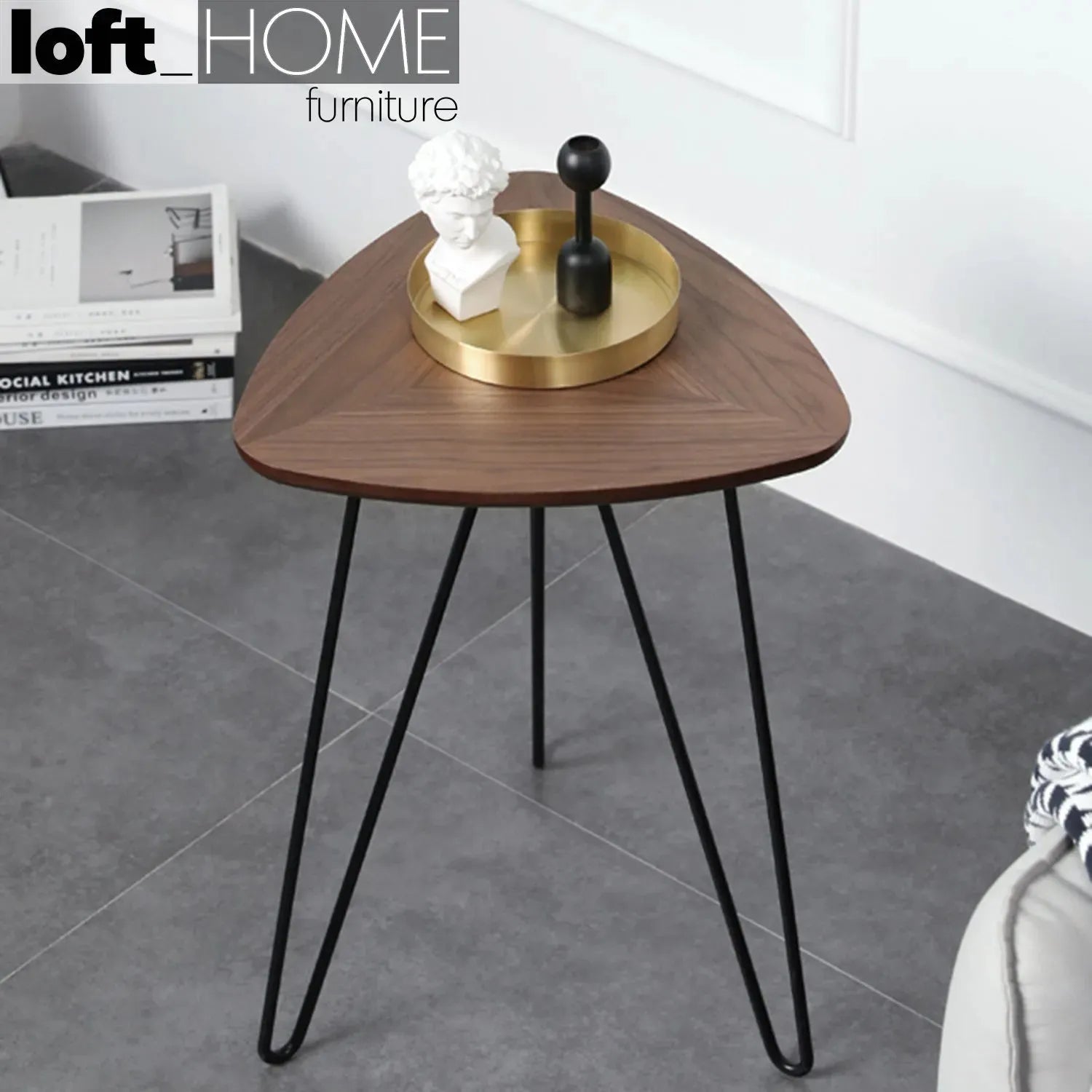 Modern plywood coffee table sara material variants.