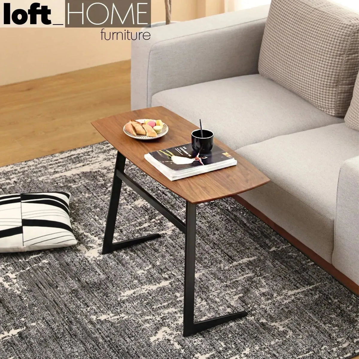 Modern plywood side table ivan wood l primary product view.