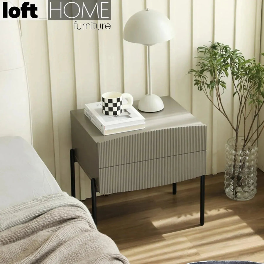 Modern plywood side table laure primary product view.