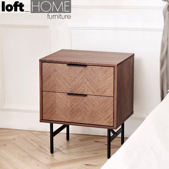 Modern plywood side table liam material variants.