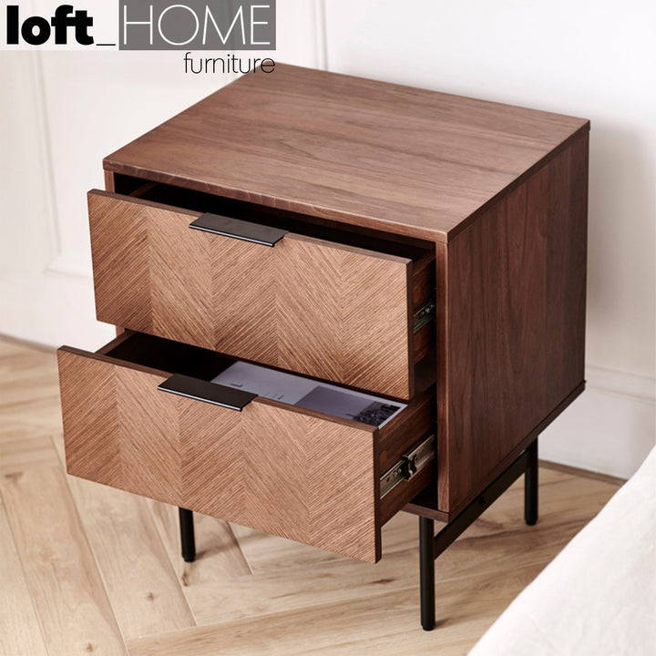 Modern plywood side table liam primary product view.