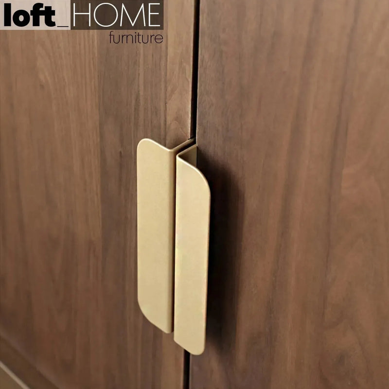 Modern plywood storage cabinet greta in panoramic view.