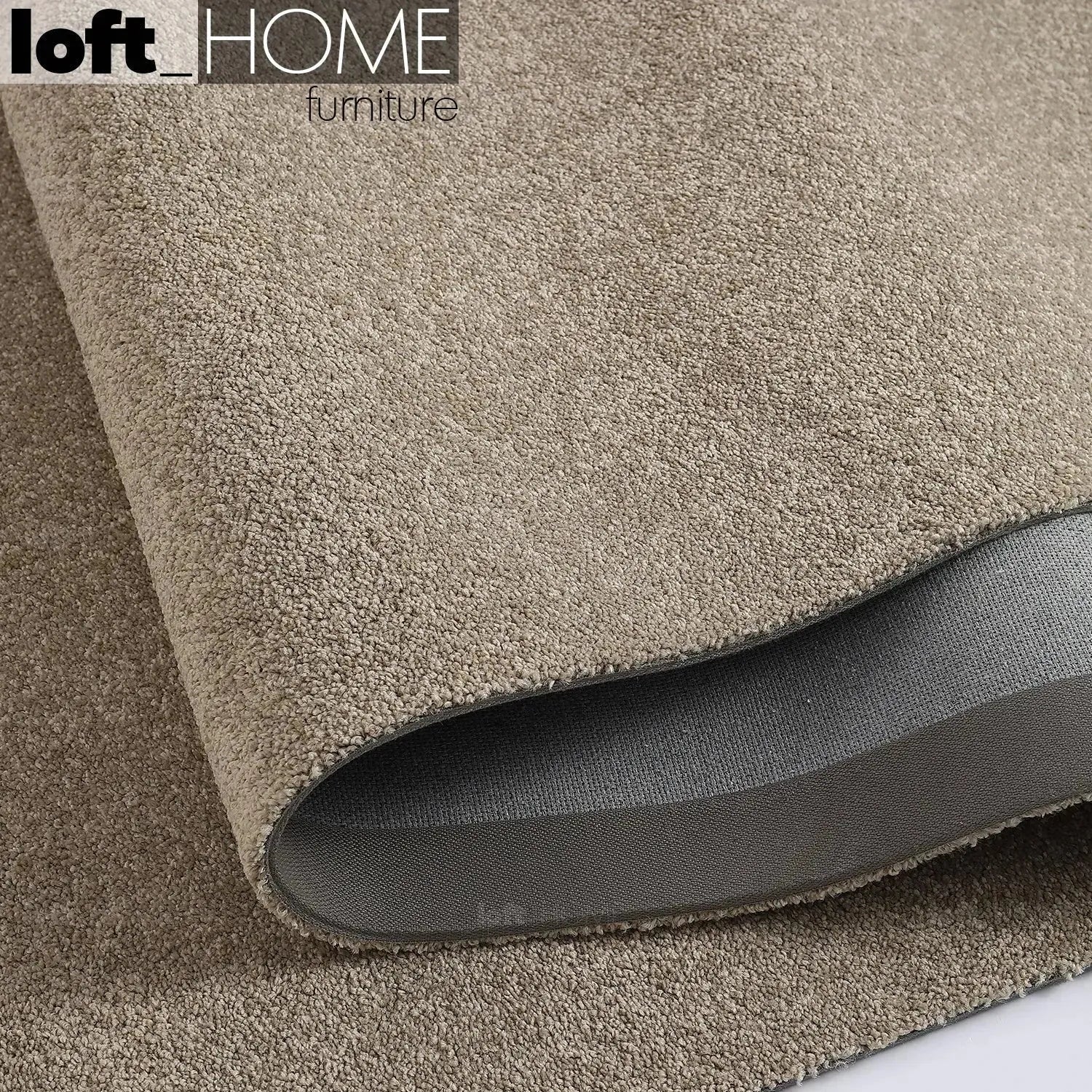 Polyester Rug Side View Modern Polyester Area Rug LUKE – LOFT HOME