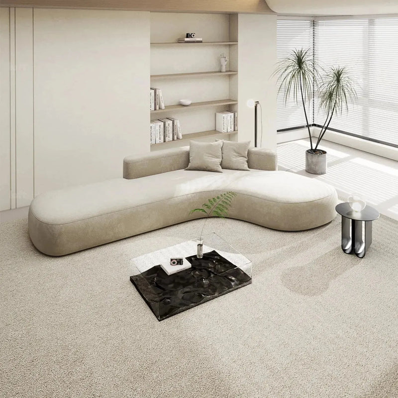 Modern polyester area rug luke with context.