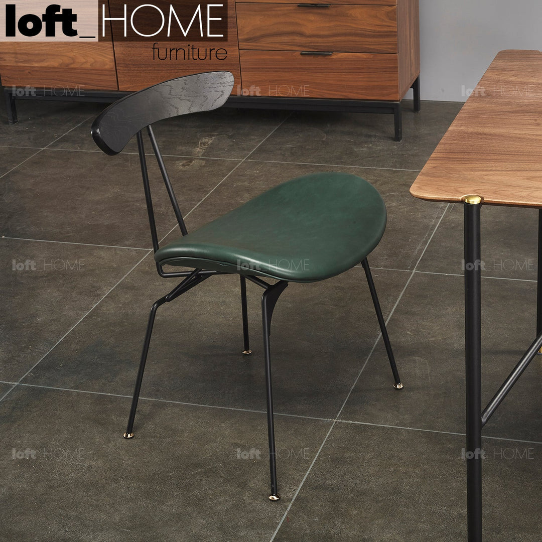 Modern pu leather dining chair 2pcs set toledo in real life style.
