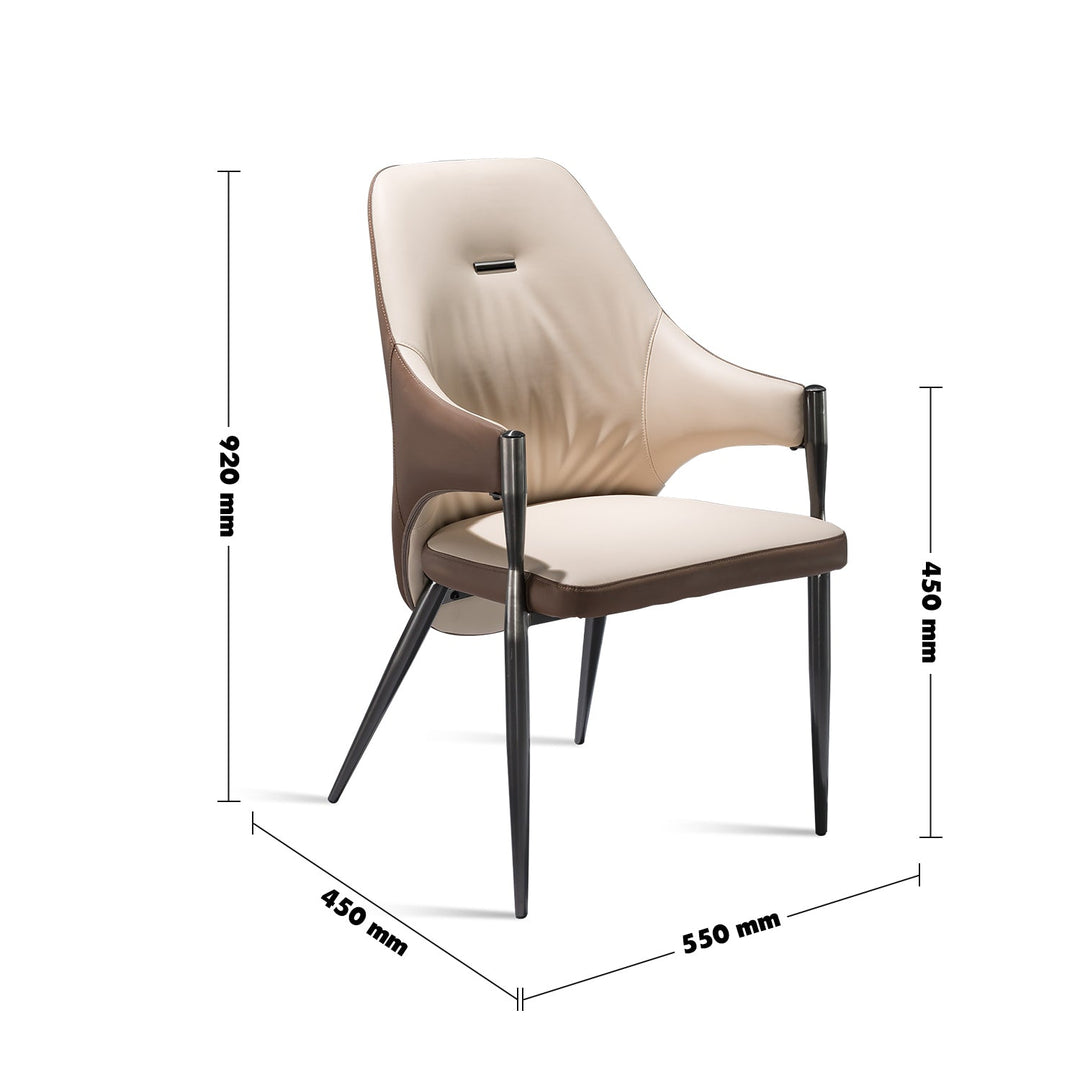 Modern pu leather dining chair aye size charts.
