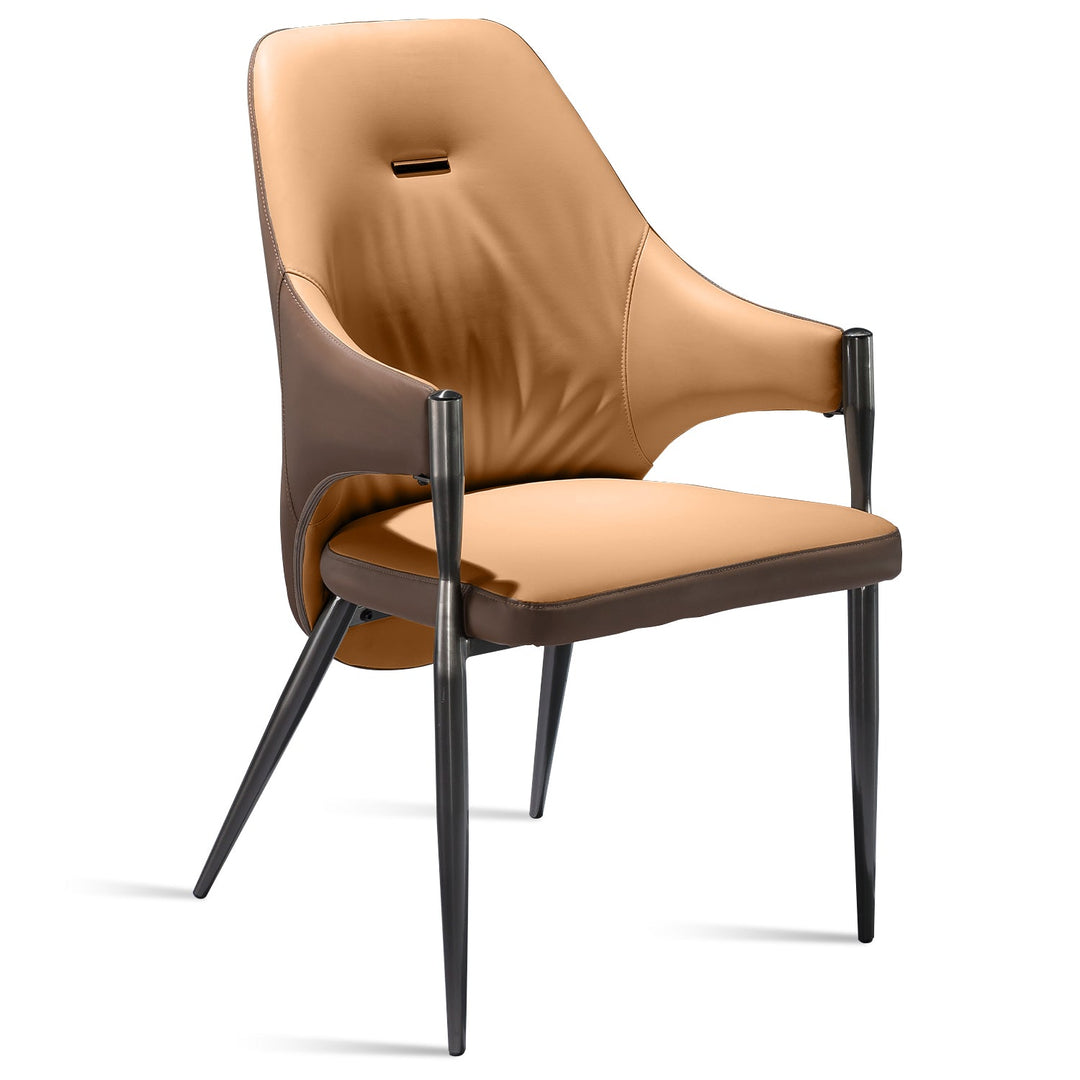 Modern pu leather dining chair aye detail 9.