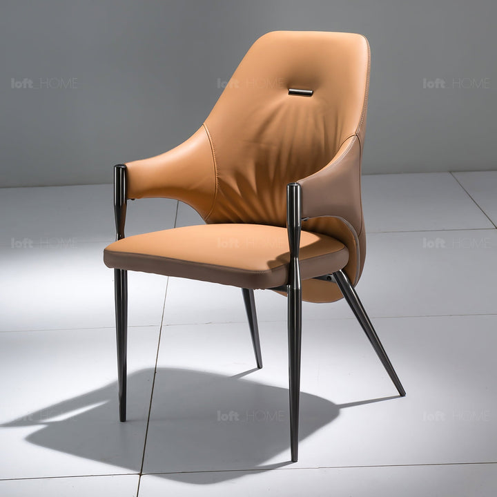 Modern pu leather dining chair aye detail 3.