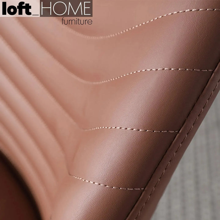 Modern pu leather dining chair sienna situational feels.