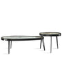 Modern Sintered Stone Coffee Table 2pcs Set LUMIERE CARBON