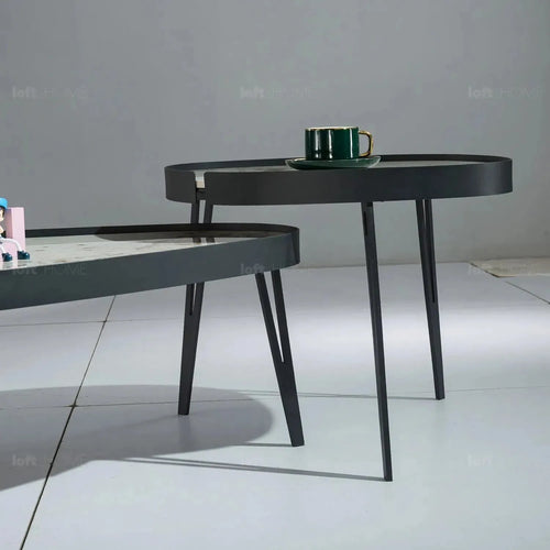 Modern Sintered Stone Coffee Table 2pcs Set LUMIERE CARBON Good to Know Preview-1