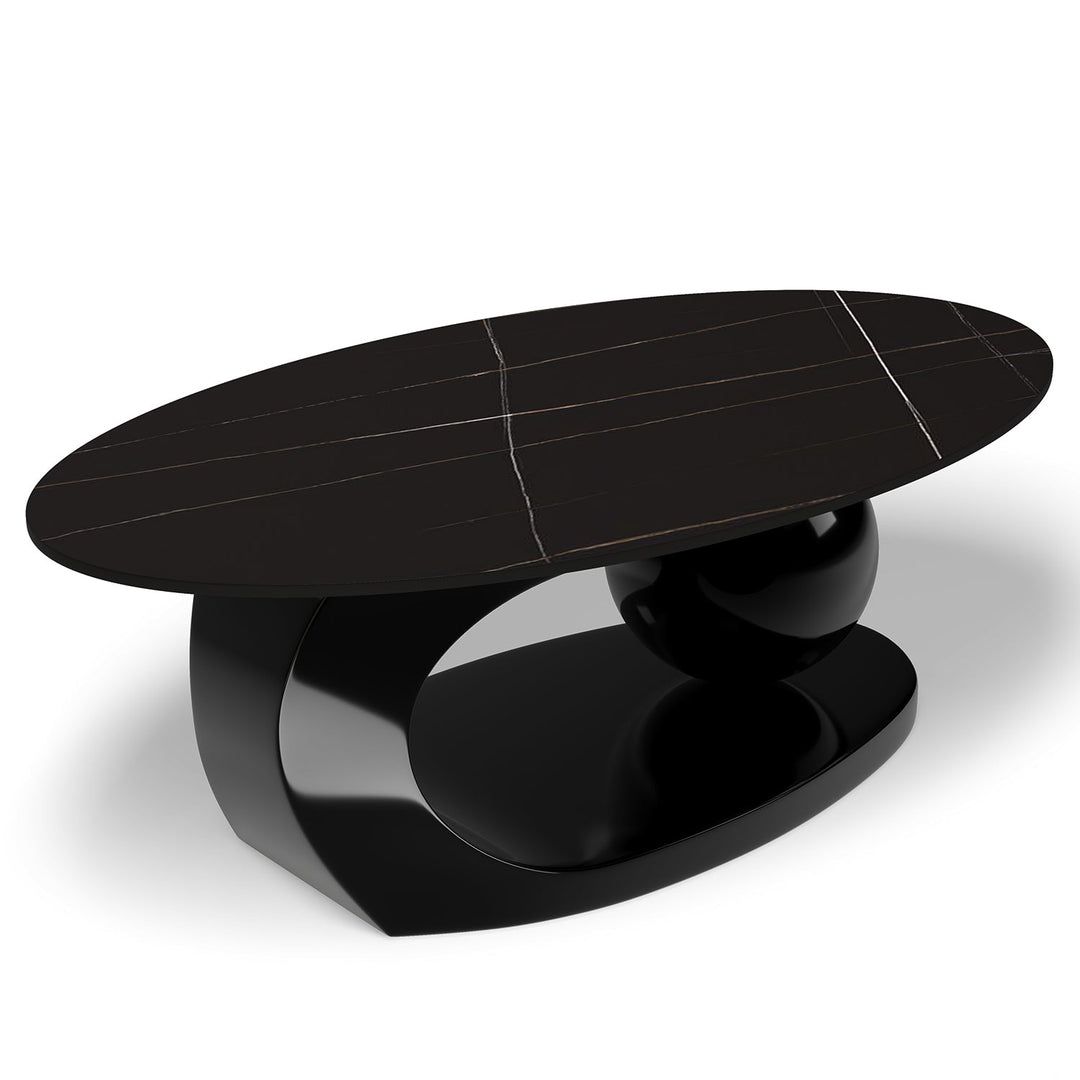 Modern sintered stone coffee table globe black environmental situation.