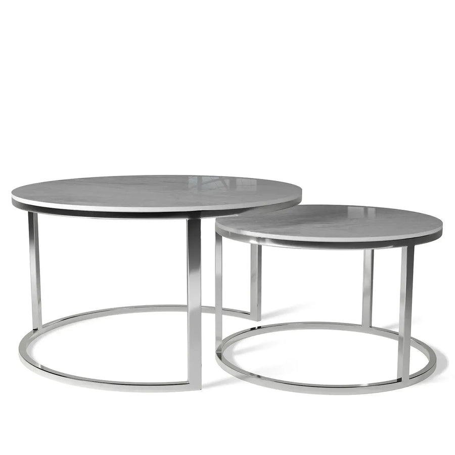 Modern Sintered Stone Coffee Table SILVER