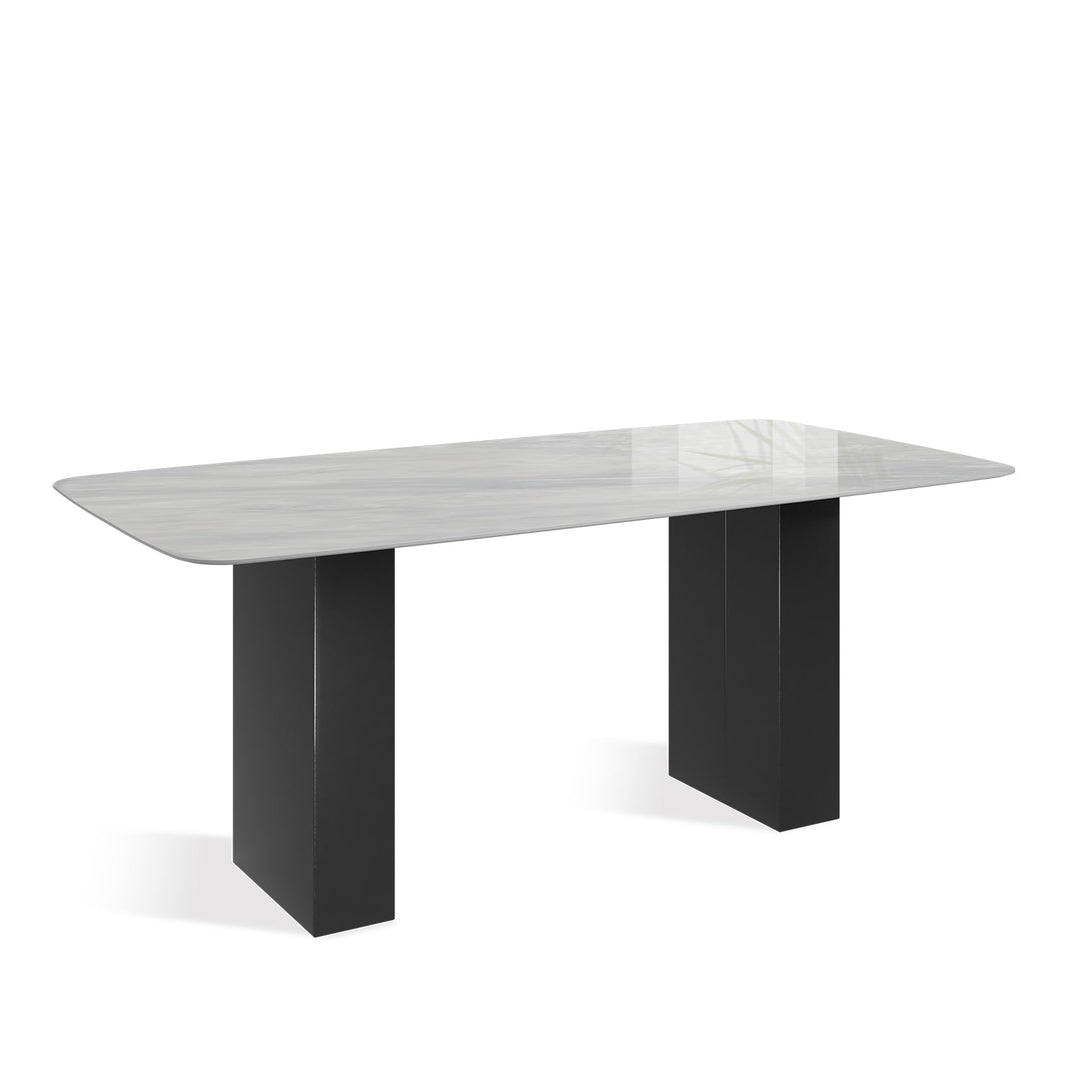 Modern sintered stone dining table blake situational feels.