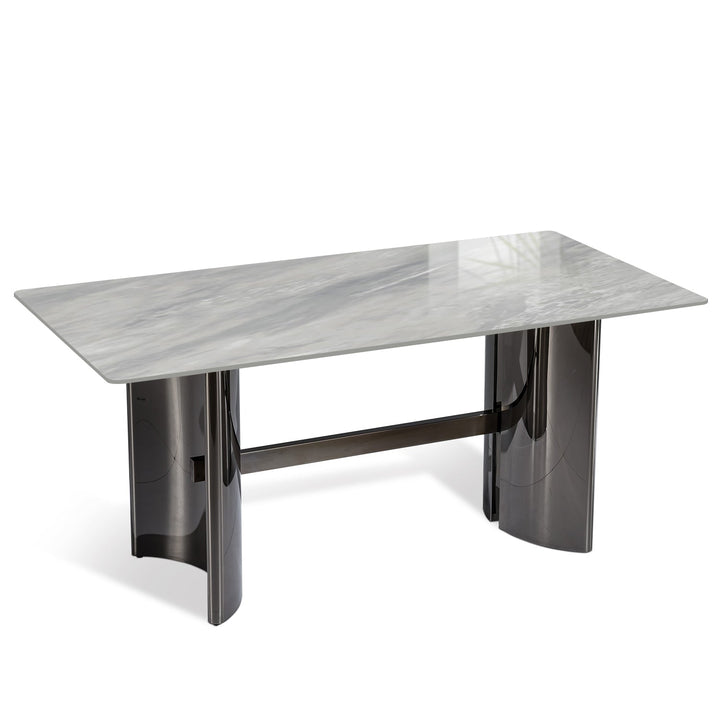 Modern sintered stone dining table blitz situational feels.