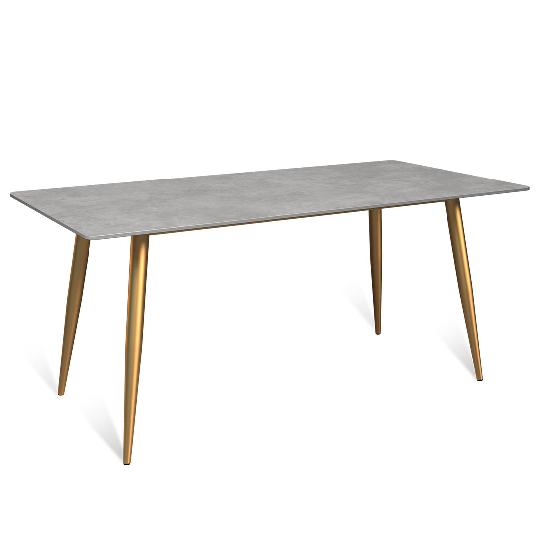 Modern sintered stone dining table celeste gold environmental situation.