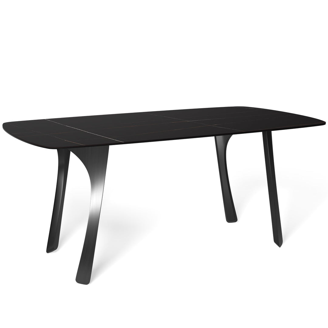 Modern sintered stone dining table fly grey environmental situation.